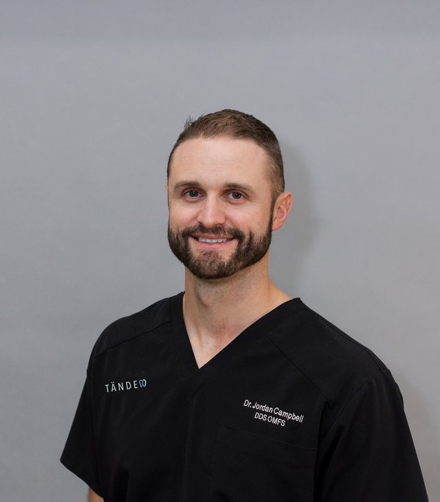 Dr. Jordan Campbell, oral and maxillofacial surgeon